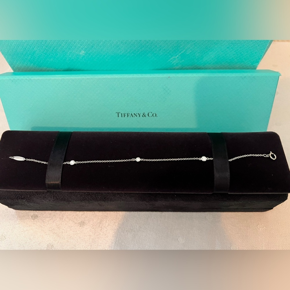 Tiffany Diamonds by the Yard 18K Platinum bracelet.